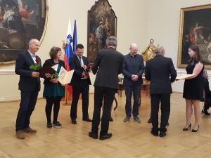 podelitev priznanj za stalno razstavo o Lojzetu Slaku